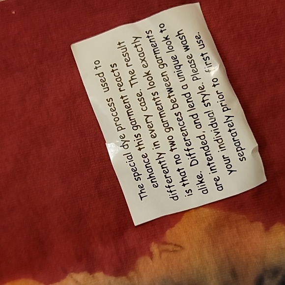 ☕️Vintage Darth Maul Deadstock Star Wars Giant tie dye Tshirt S - Picture 3 of 7